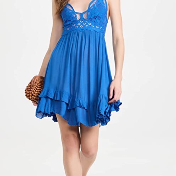 Free People Adella Slip Dress in sz small - Picture 2 of 6